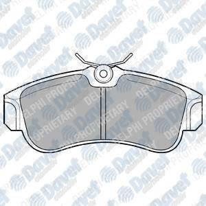 DELPHI LP616 Fren Balatasi On (129mm) Almera Ii 1.5.1.8.2.2d 00-